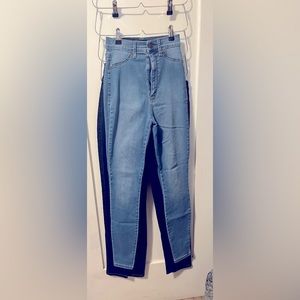 Fashion nova high waisted jeans light ones wore couple of times , dark ones new